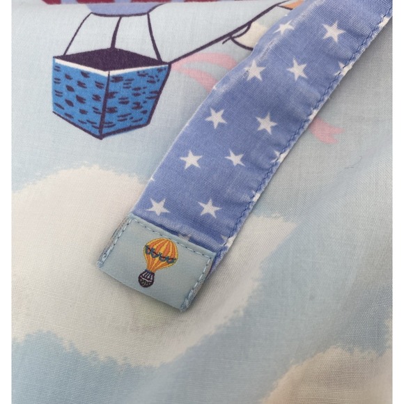 Nick & Nora hot air balloon pajama pant Cotton Pull On Sleepwear Whimsical Large - Picture 4 of 9